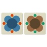 Orla Kiely Atomic Flower Coasters Set Of 6