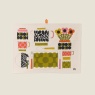 Orla Kiely Retro Stripe Tea Towels Set Of 2 - Green