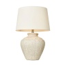 BHS Flora Stone Effect Table Lamp - Natural