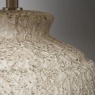 BHS Flora Stone Effect Table Lamp - Natural