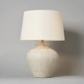 BHS Flora Stone Effect Table Lamp - Natural