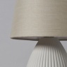 BHS Freya Teardrop Ceramic Table Lamp Pack Of 2 - Grey