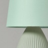 BHS Freya Teardrop Ceramic Table Lamp Pack Of 2 - Green