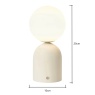 BHS USB-C Rechargeable Table Lamp - White