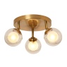 BHS Vanity 3 Light Spotlight Plate - Satin Brass