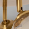 BHS Vanity 3 Light Spotlight Plate - Satin Brass