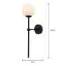 BHS USB-C Rechargeable Wall Light - Black