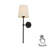 BHS USB-C Rechargeable Shaded Wall Light - Black
