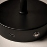 BHS USB-C Rechargeable Shaded Wall Light - Black