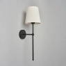 BHS USB-C Rechargeable Shaded Wall Light - Black
