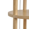 BHS Shelby Shelving Floor Lamp - Oak/Natural