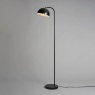 BHS Travis Arc Floor Lamp - Matt Black