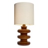 BHS Annabelle Wobble Table Lamp - Cognac