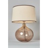 BHS Petrice Mink Glass Ball Large Table Lamp - Brown