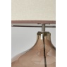 BHS Petrice Mink Glass Ball Large Table Lamp - Brown