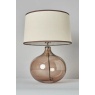 BHS Petrice Mink Glass Ball Large Table Lamp - Brown