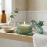Candlelight Small Round Embossed Jar Candle With Lid Chengdu Sakura Blossom