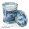 Candlelight Large Glass Lidded Jar Candle Tianshui Sea Salt