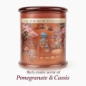 Candlelight Large Glass Lid Jar Candle Jhangye Pomegranate & Cassis