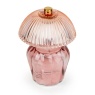 Candlelight Vintage Ridged Glass LED Table Lam