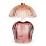 Candlelight Vintage Ridged Glass LED Table Lam
