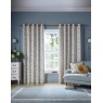 Laura Ashley Laura Ashley Longston Sprig Eyelet Curtains - Ochre Yellow