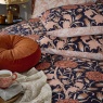William Morris At Home Wild Tulip Pillowcase Pair - Copper