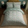 Sanderson Options Clementine Duvet Set - Raspberry & Sea Breeze