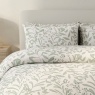 Vantona Leafy Trail Duvet Set - Cream/Green