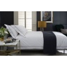 The Lyndon Company Hampstead Duvet Set - White/Silver