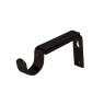 Speedy Stud End Cap Fixed Metal Curtain Pole Set - 28mm