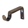 Speedy Stud End Cap Fixed Metal Curtain Pole Set - 28mm