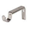 Speedy Stud End Cap Fixed Metal Curtain Pole Set - 28mm