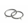 Speedy Stud End Cap Fixed Metal Curtain Pole Set - 28mm