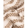 HOEM Clyne Stripe Tassled Throw 130x180cm - Brown