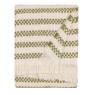 HOEM Clyne Strpe Tassled Throw 130x180cm - Olive