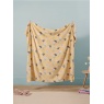 Furn Country Bee Fleece Throw 130x180cm - Honey