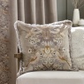 Morris & Co Strawberry Thief Embroidery Feather Cushion 50cm - Biscuit