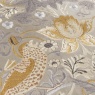 Morris & Co Strawberry Thief Embroidery Feather Cushion 50cm - Biscuit