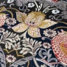 Morris & Co Strawberry Thief Embroidery Feather Cushion 50cm - Indigo