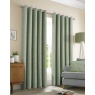 Sundour Amberley Thermal Eyelet Curtains - Sage