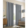 Sundour Amberley Thermal Eyelet Curtains - Nickel