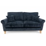 Alstons Alstons Paulina 3 Seater Sofa in Ink Chadbury Fabric with Light Feet