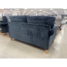 Alstons Alstons Paulina 2 Seater Sofa in Ink Chadbury Velvet Fabric with Light Feet