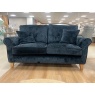 Alstons Alstons Paulina 2 Seater Sofa in Ink Chadbury Velvet Fabric with Light Feet