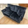 Alstons Alstons Paulina 2 Seater Sofa in Ink Chadbury Velvet Fabric with Light Feet