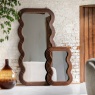 Gallery Direct Hasker Small Wavy Edge Mirror 62x90cm - Wooden