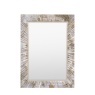 Gallery Direct Chelsea Rectangle Mirror 113x83cm - Gold / Cream