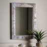 Gallery Direct Chelsea Rectangle Mirror 113x83cm - Gold / Cream