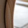 Gallery Direct Cedar Small Round Mirror 56cm - Oak